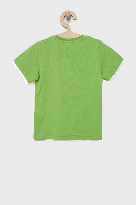 Dětské bavlněné tričko Birba&Trybeyond 999.44082.00. zelená SS22