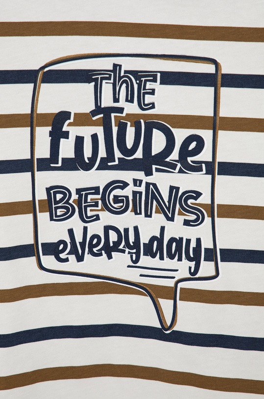 Chlapec Detské bavlnené tričko Birba&Trybeyond 999.44078.00. biela