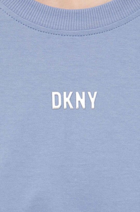 Dkny t-shirt bawełniany DP1T8521 DP1T8521 fioletowy