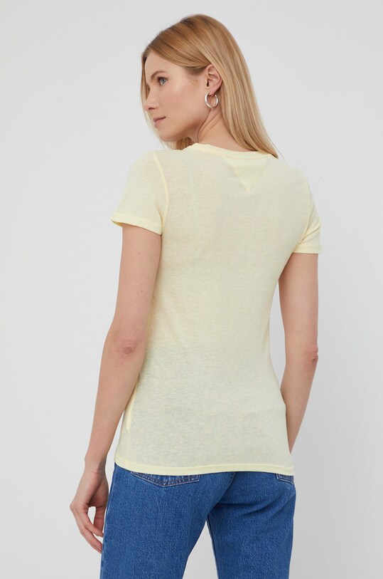 Oblečenie Tričko Tommy Jeans DW0DW12001.PPYY žltá