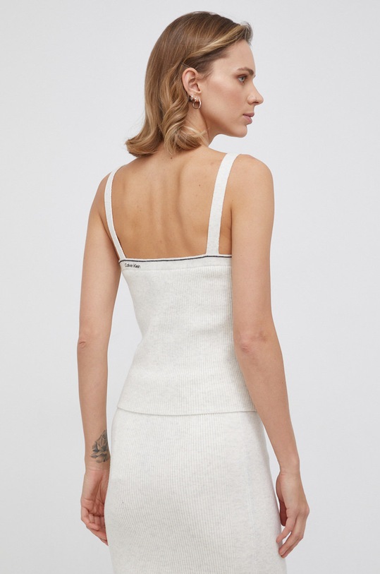 Odjeća Top s dodatkom vune Calvin Klein K20K203478.PPYY bež