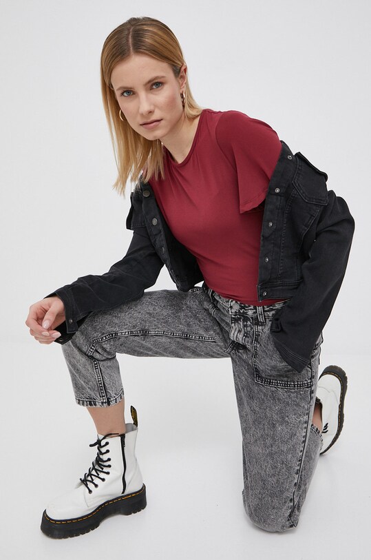 Only t-shirt 15246003.Rhododendr różowy SS22