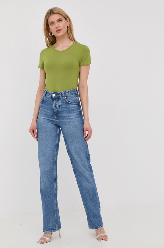 Patrizia Pepe t-shirt 8M1419.J013 zielony SS22
