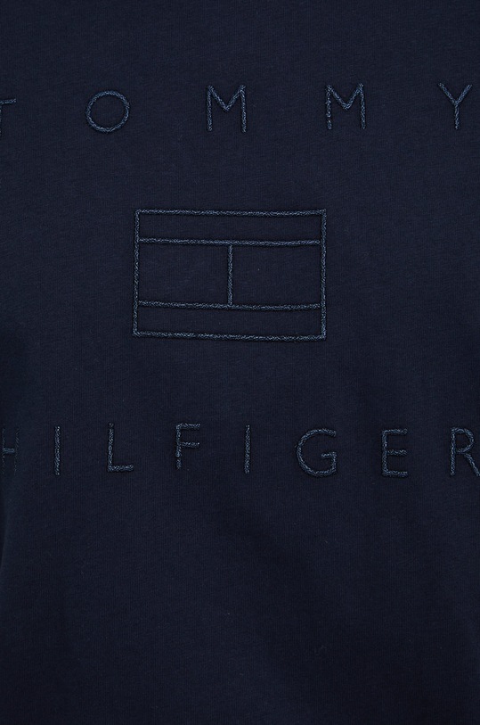Tommy Hilfiger t-shirt bawełniany WW0WW33522.PPYY granatowy