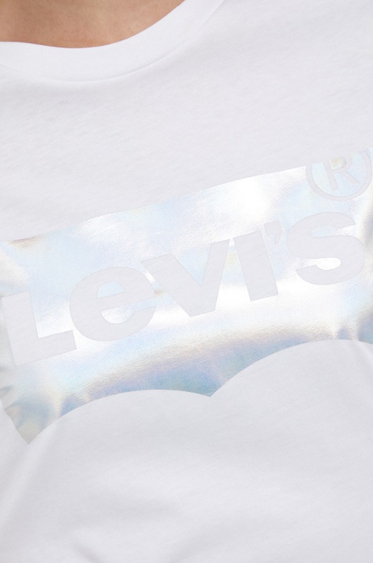 Levi's T-shirt bawełniany 17369.1749 biały