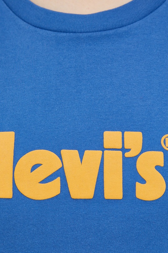 Bavlněné tričko Levi's 17369.1757 modrá