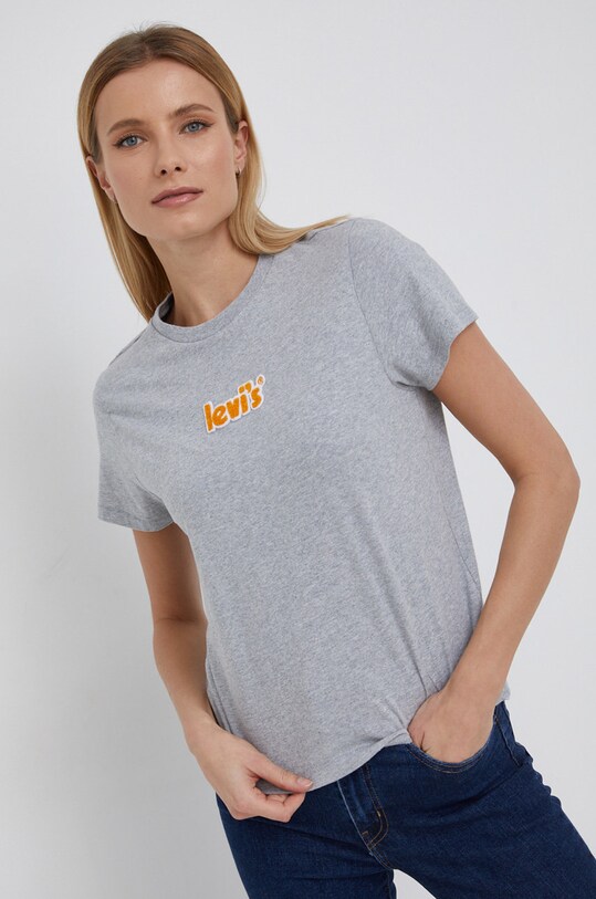 Levi's Tricou din bumbac gri A2226.0000