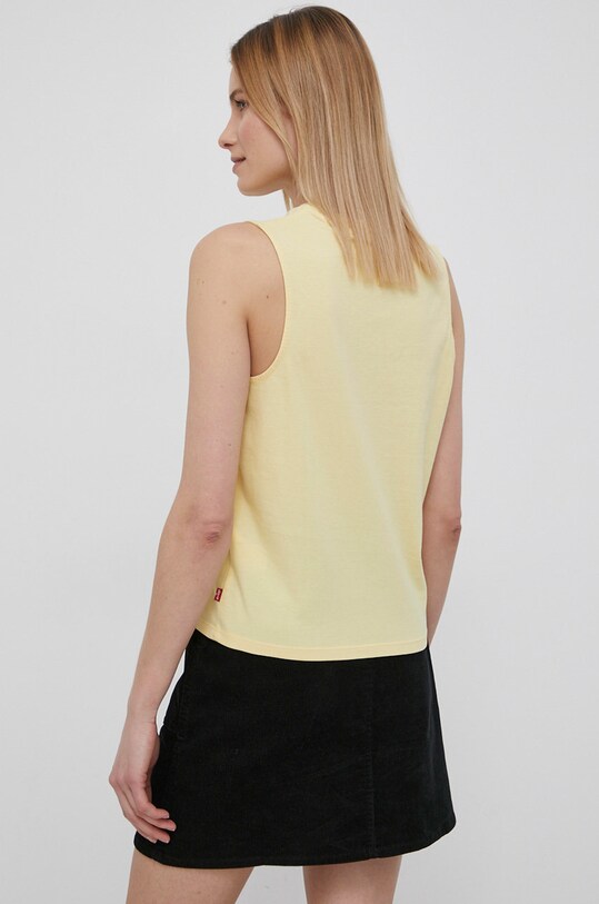 Ruházat Levi's pamut top 18184.0018 sárga