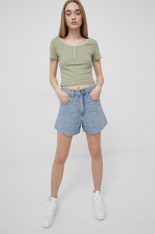 Levi's tricou din bumbac A1890.0002 verde SS22