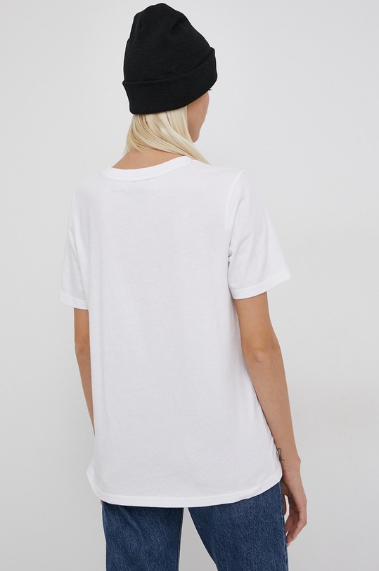 Odzież Superdry T-shirt bawełniany W1010710A.T7X biały