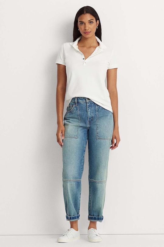 Tričko Lauren Ralph Lauren bílá 200679219008