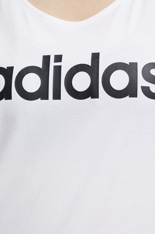Бавовняний топ adidas GL0567 GL0567 білий