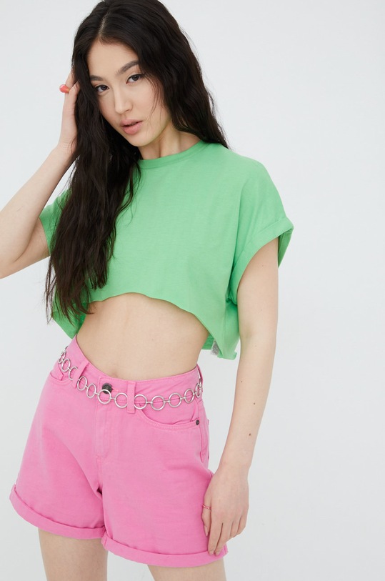 Noisy May t-shirt zielony 27020897.GrassGreen