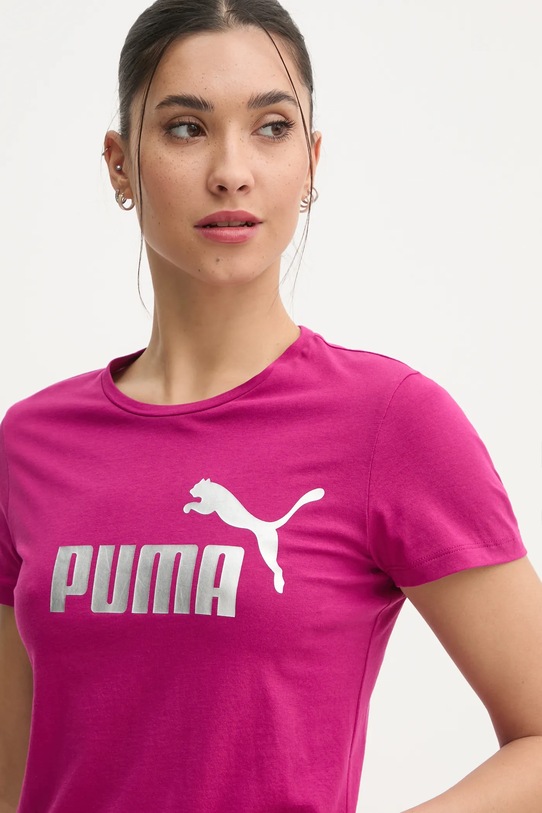 Puma tricou din bumbac roz 848303