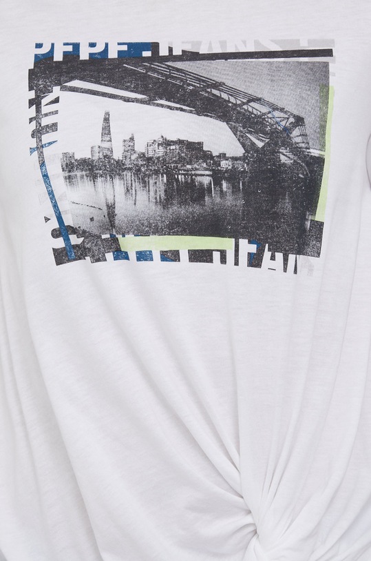 Tričko Pepe Jeans Daia PL505059.800 biela