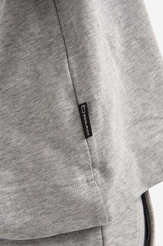 Bavlnené tričko Woolrich GRAPHIC CFWWTE0053FRUT2947 sivá