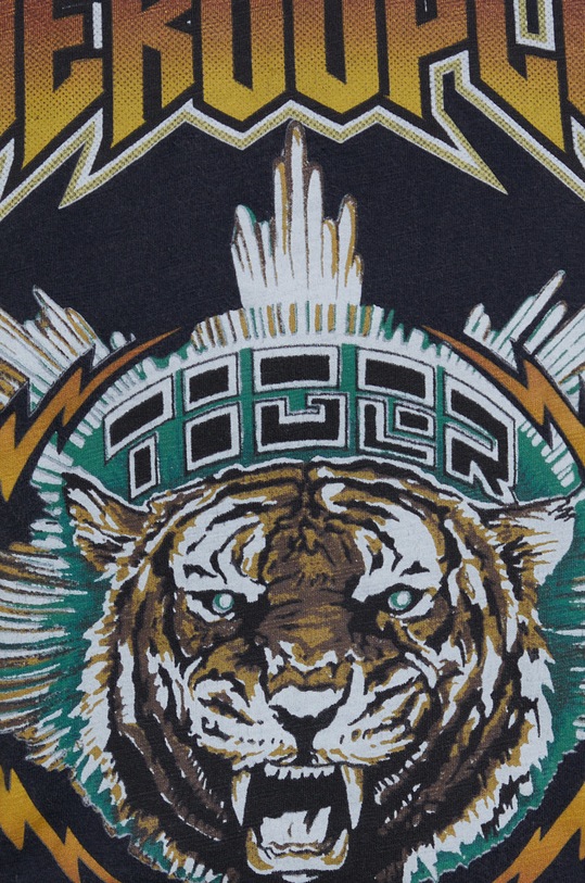 The Kooples tricou din bumbac FTSC20006K gri