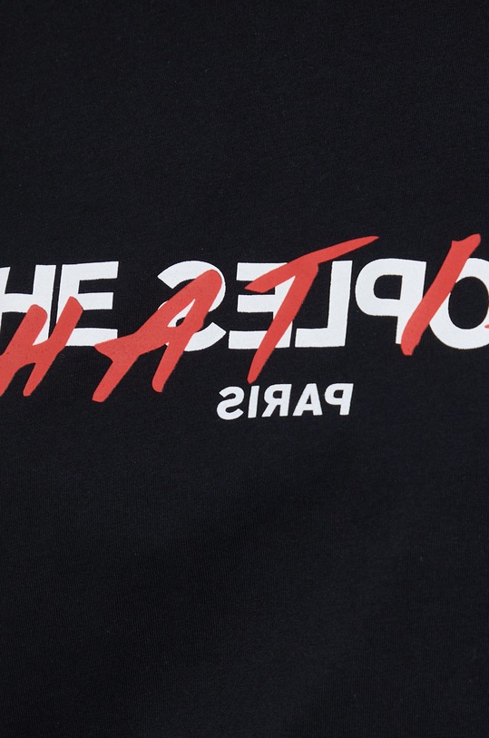 The Kooples t-shirt bawełniany FTSC20028K czarny