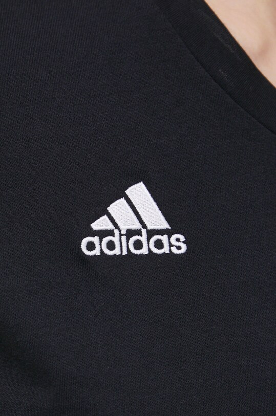 adidas Performance pamut póló HC0438 HC0438 fekete