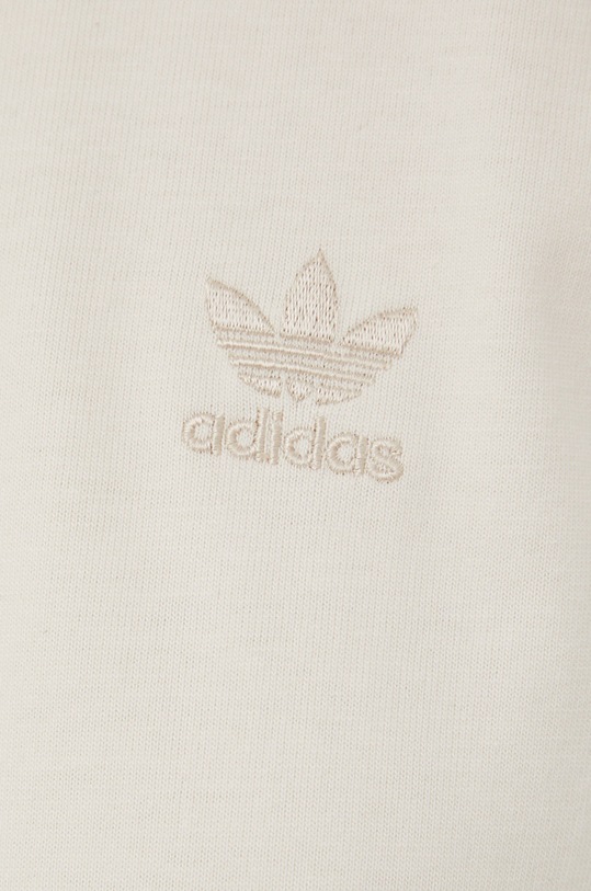 Хлопковая футболка adidas Originals Adicolor HC2013 бежевый