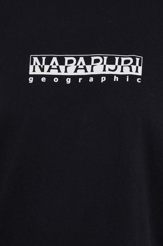 Napapijri t-shirt bawełniany S-Box NP0A4GDD0411 czarny