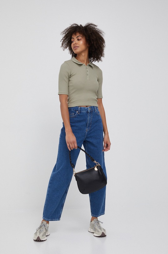 Dr. Denim t-shirt 221110837.375 zielony SS22