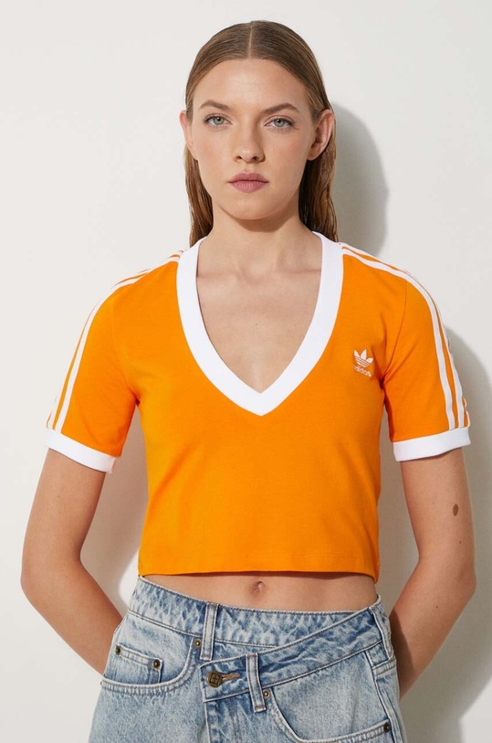 adidas Originals tricou Adicolor HC2029 HC2029 portocaliu