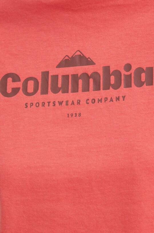 Хлопковая футболка Columbia 1930051 красный