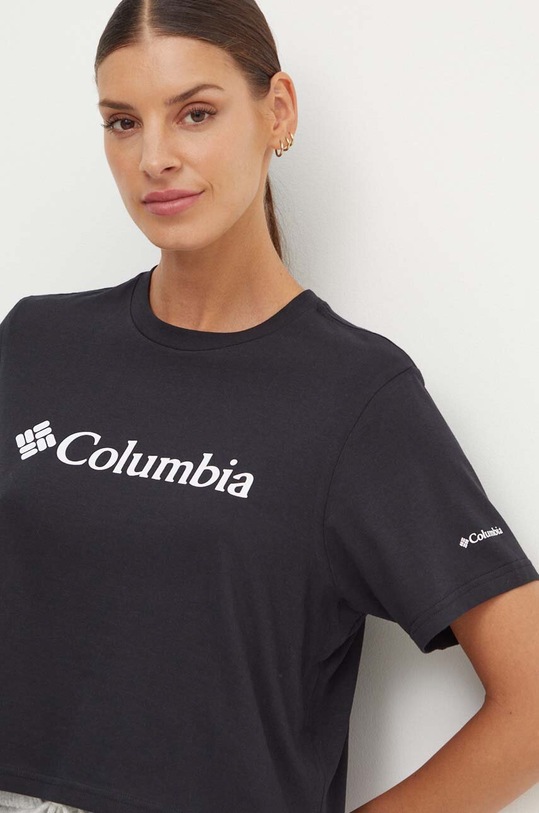Columbia t-shirt bawełniany North Cascades granatowy 1930051