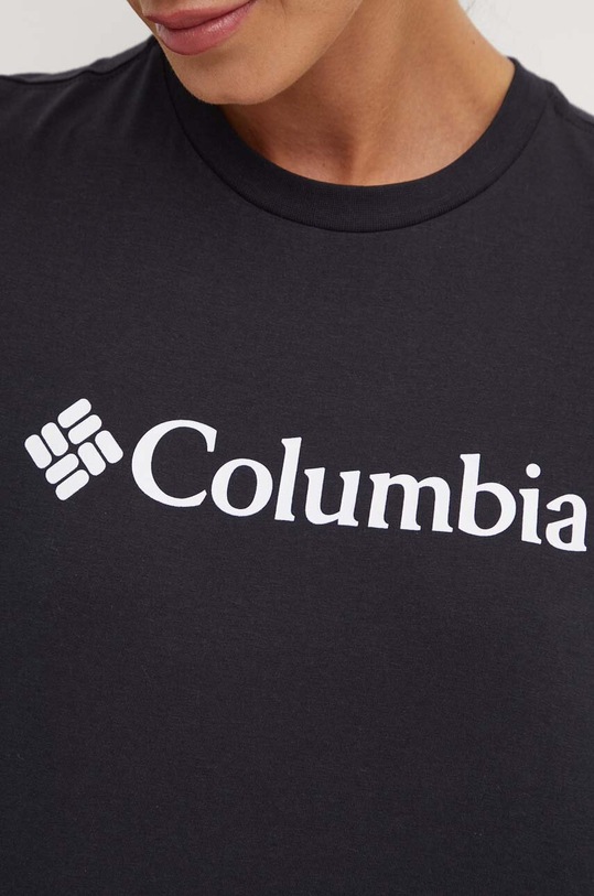 Columbia t-shirt bawełniany North Cascades 1930051 granatowy