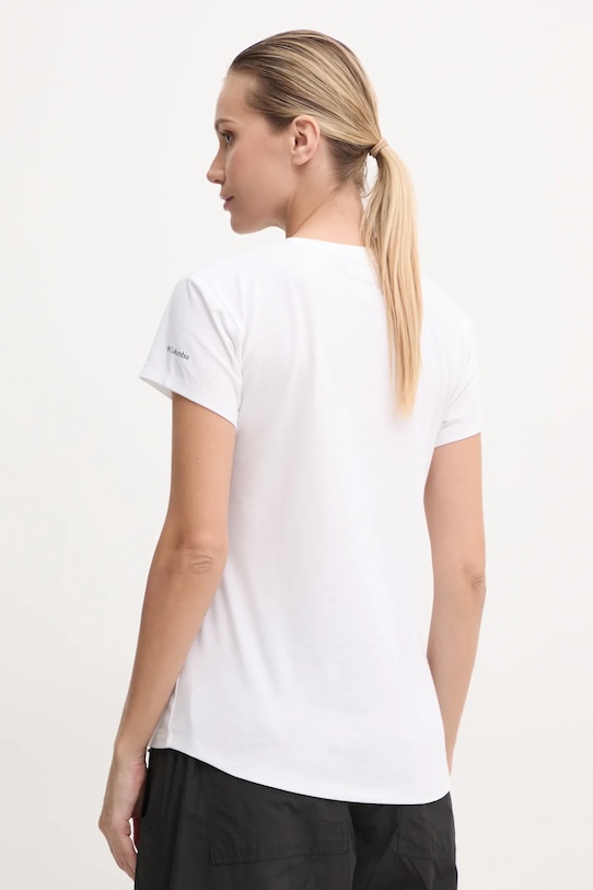 Дрехи Спортна тениска Columbia Sun Trek SS Graphic 1931753. бял