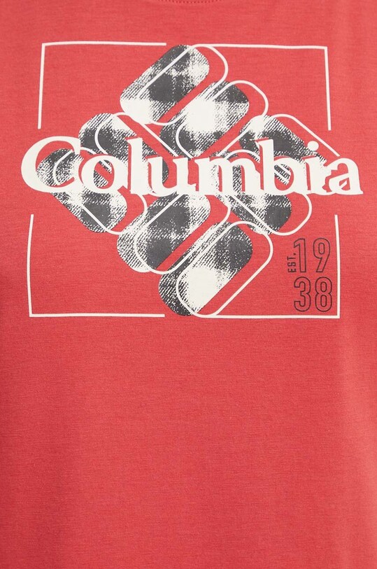 Спортивная футболка Columbia Sun Trek SS Graphic 1931753. красный