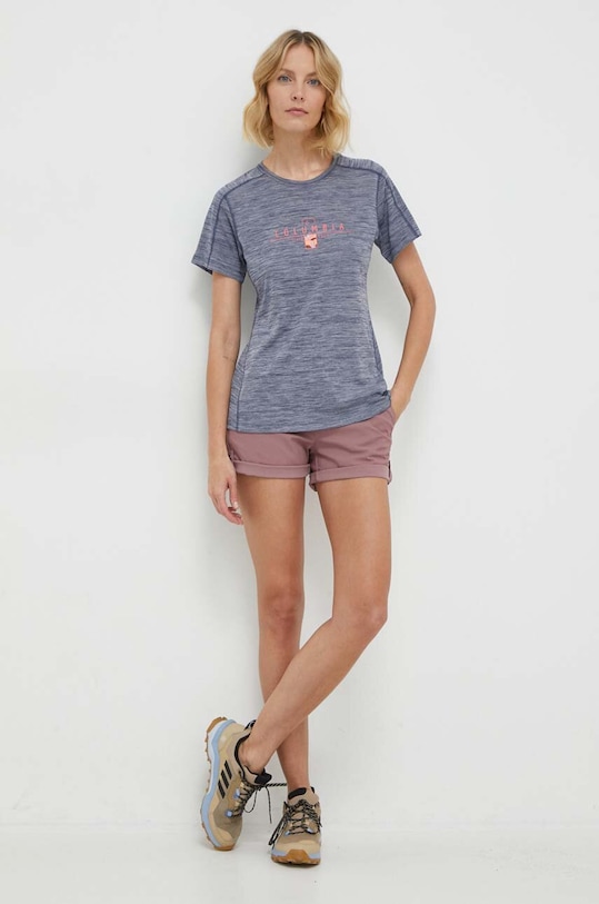 Спортивна футболка Columbia Zero Rules Graphic 1991583 блакитний SS24