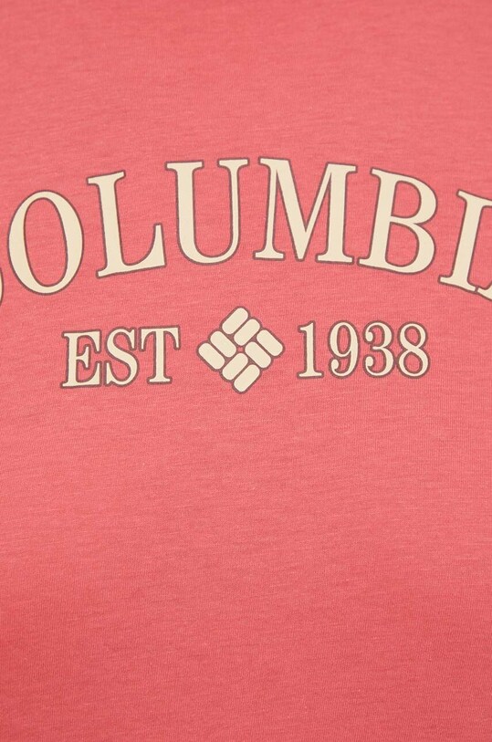 Columbia t-shirt Trek 1992134 czerwony