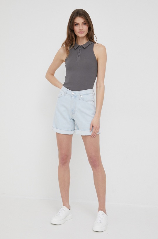 Dr. Denim top 2221103B3.B35 szary SS22