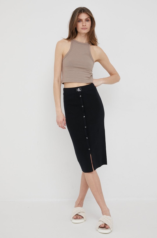 Dr. Denim top 222110464.642 brązowy SS22