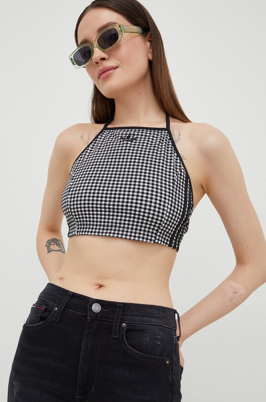 Топ adidas Originals Trefoil Moments чёрный HB9429