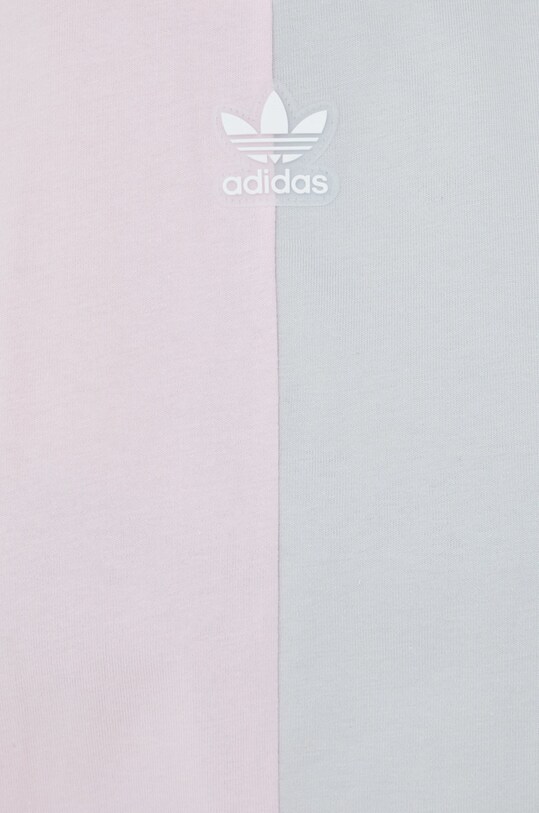 Βαμβακερό μπλουζάκι adidas Originals HT5978 ροζ