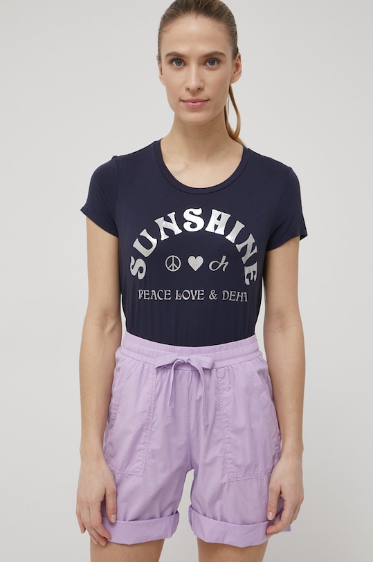 Μπλουζάκι Deha κανονικό σκούρο μπλε B64312.25515