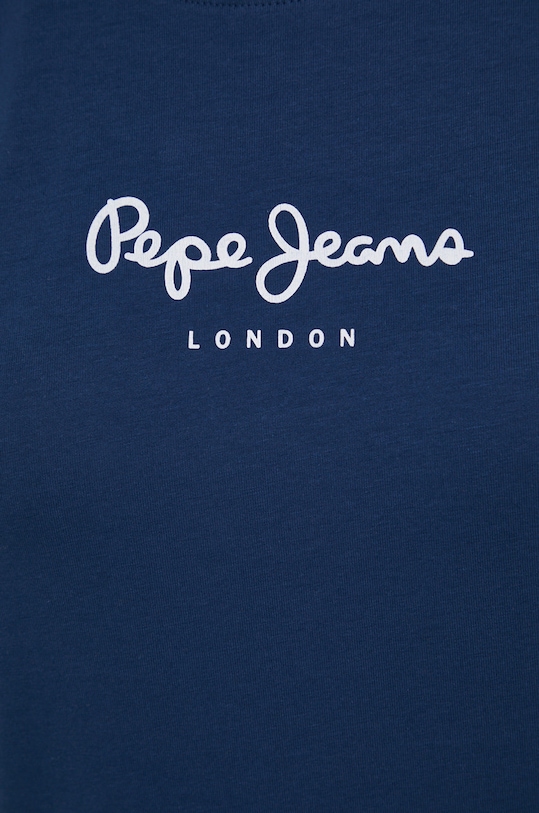 Tričko Pepe Jeans New Virginia Ss N PL505202.595 tmavomodrá