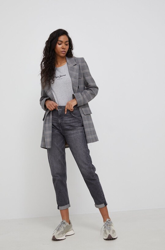 Футболка Pepe Jeans New Virginia Ss N PL505202.933 серый SS22