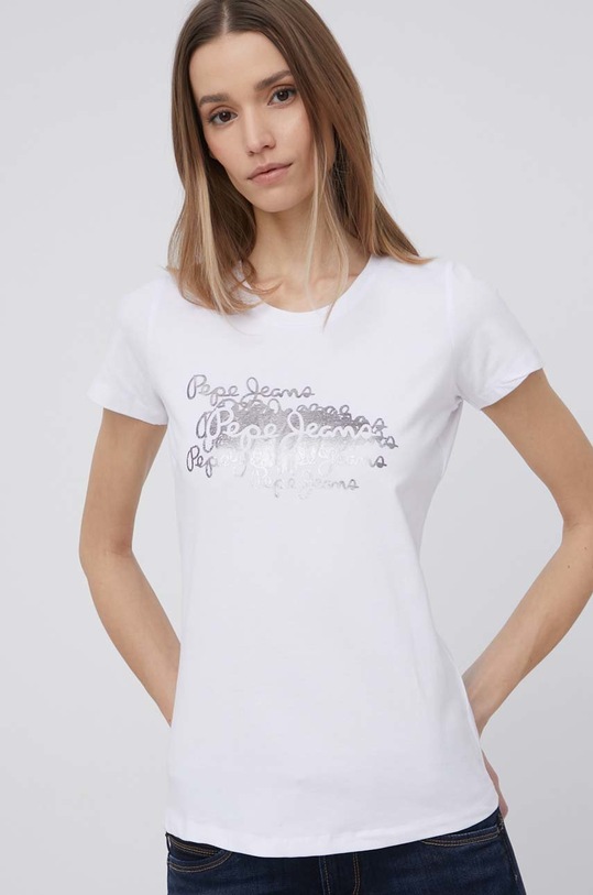 Футболка Pepe Jeans Anna PL505121.800 белый SS22