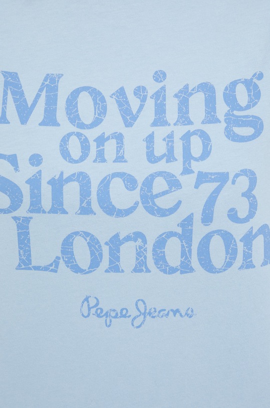 Pepe Jeans t-shirt bawełniany ROSIE PL505181.516 niebieski