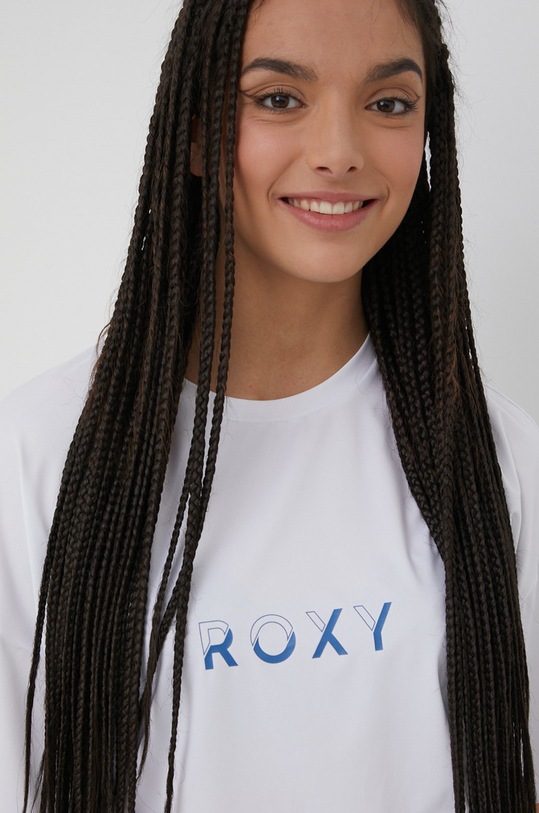Roxy t-shirt ERJKT03878 biały SS22