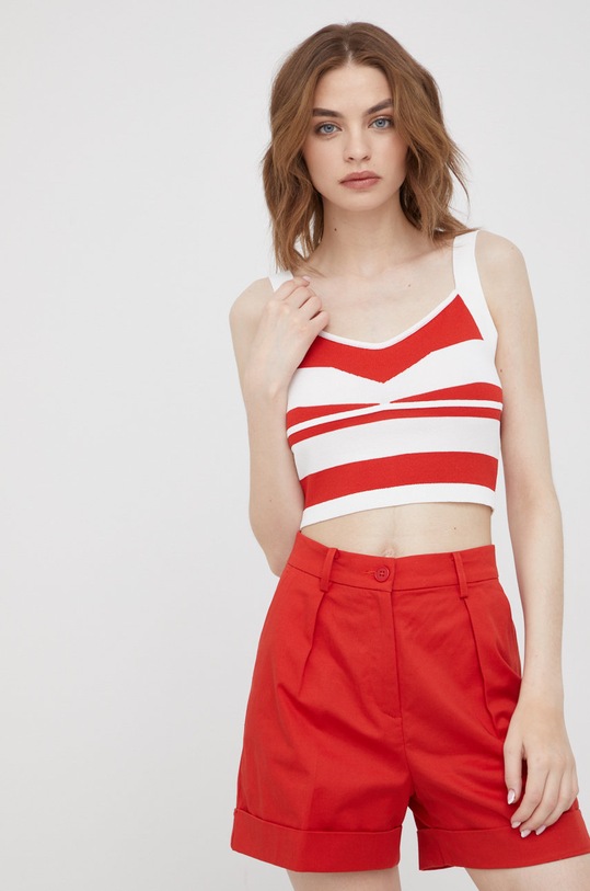 Sisley top curele rosu 11APLH002.902