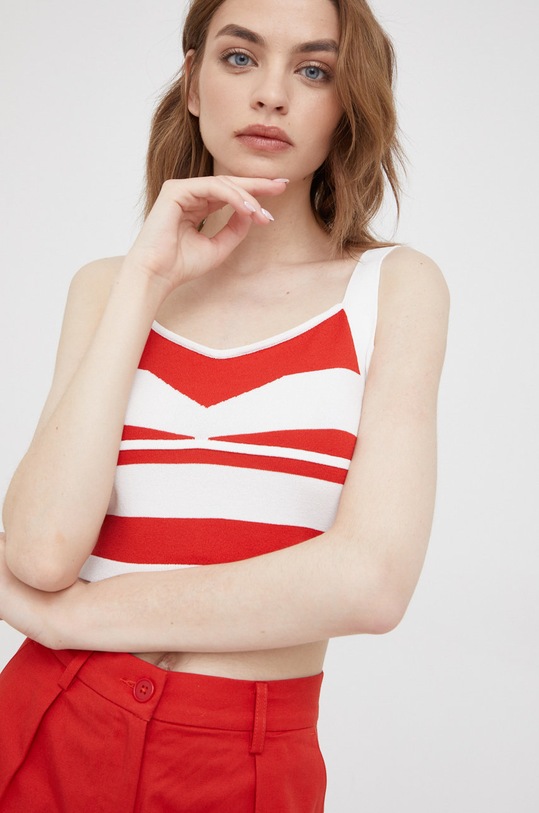 Sisley top rosu 11APLH002.902