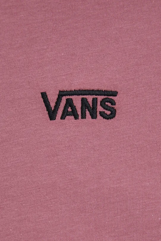 Vans cotton t-shirt VN0A54QUYRT1 pink