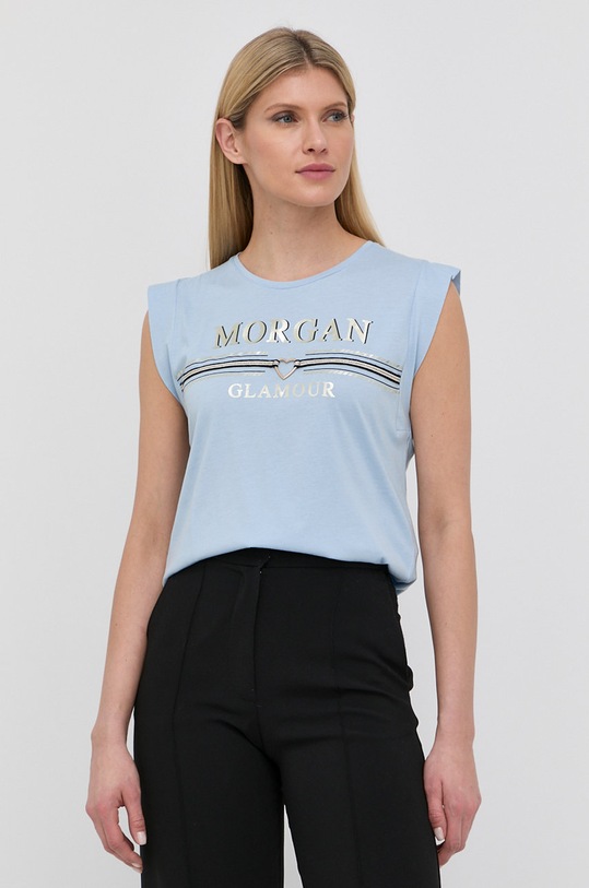 Morgan t-shirt 221.DCOU niebieski SS23