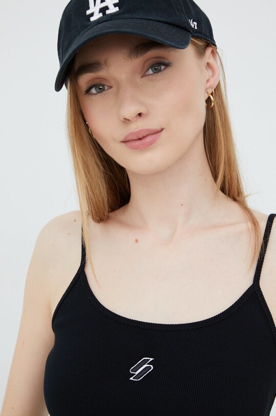 Superdry top negru W6011245A.02A