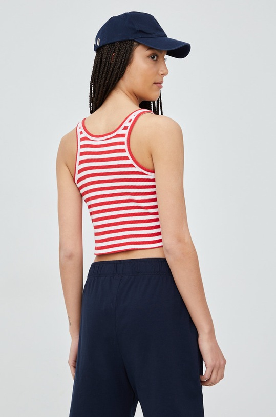 Îmbrăcăminte Superdry top din bumbac W6011296A.6XF rosu